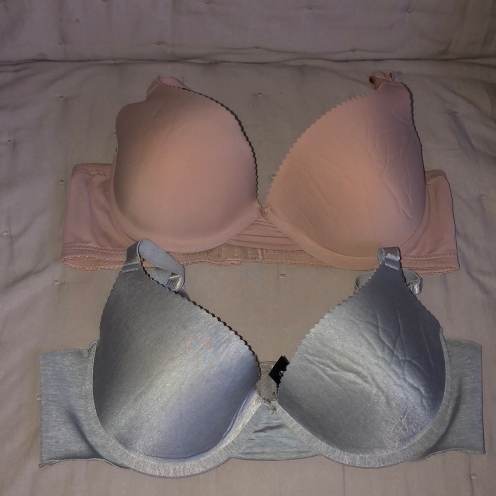 Two women’s bras